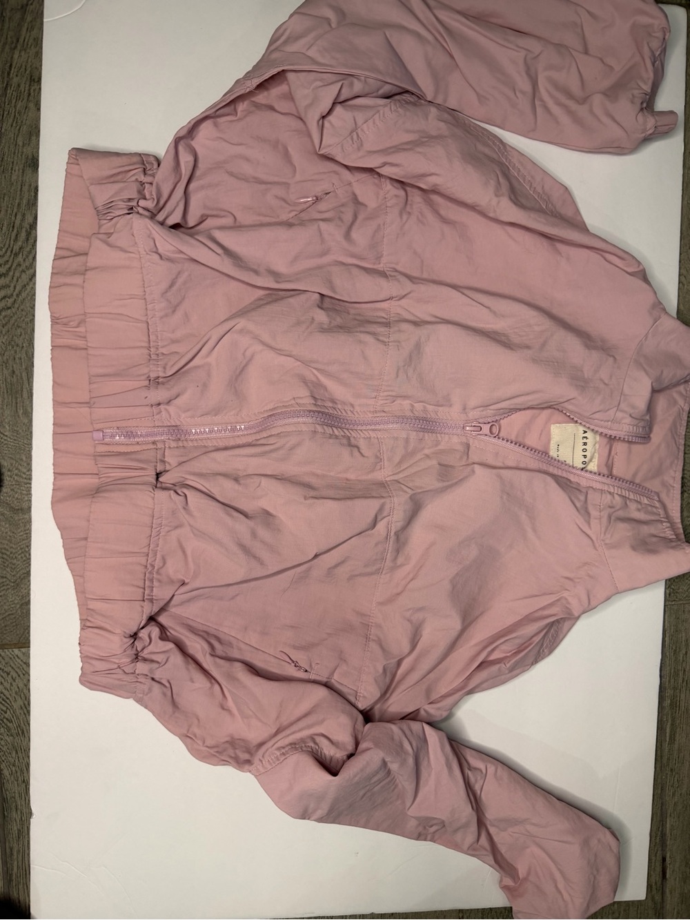 Aeropostale Pink Lightweight Girls' Zip Jacket